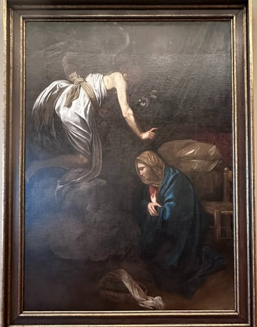 L'Annonciation 1607/1610 Caravaggio ©16mag