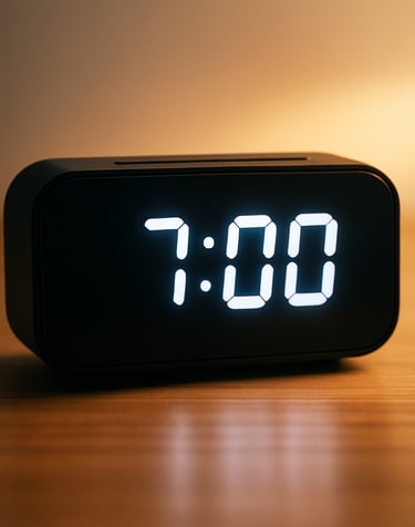 Hora para dormir e acordar