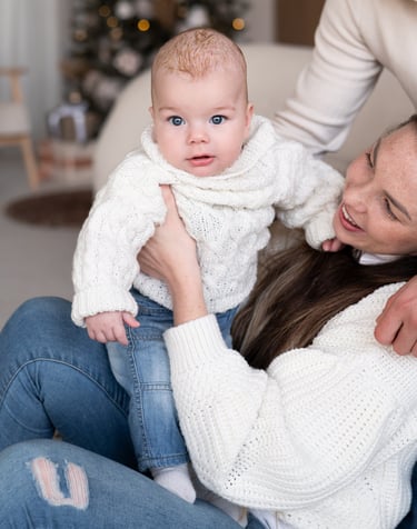 Kalėdinė fotosesija studijoje