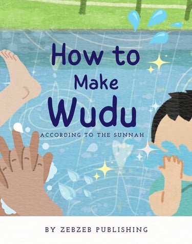 how to make wudu for kids book