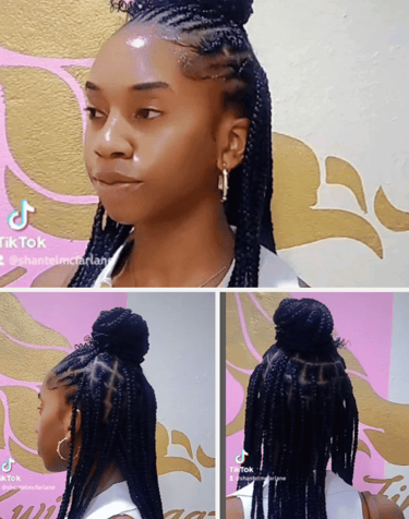 Fulani braids style