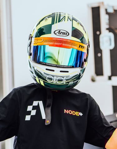 Hayden helmet design karting