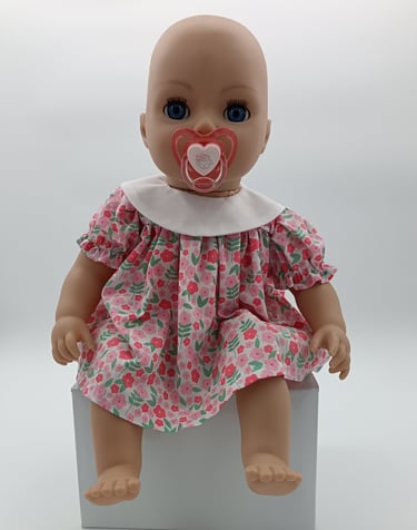 Baby Annabell in round collar dress