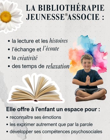 bibliothérapie jeunesse lecture bienfaits créativité émotions