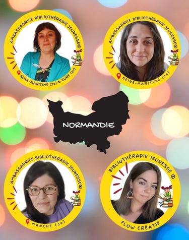 réseau ambassadrices bibliothérapie jeunesse Normandie