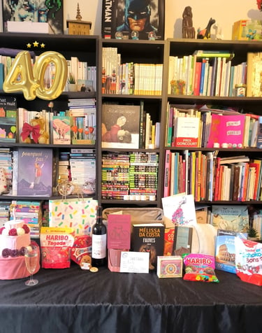 40 ans anniversaire bibliothèque