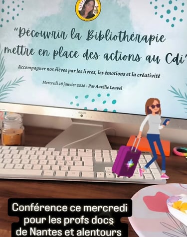 Bibliothérapie au CDI professeur documentaliste Nantes