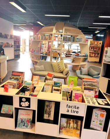 facile à lire espace bibliothèque Hérouville saint clair