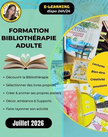 formation bibliothérapie bibliothérapeute