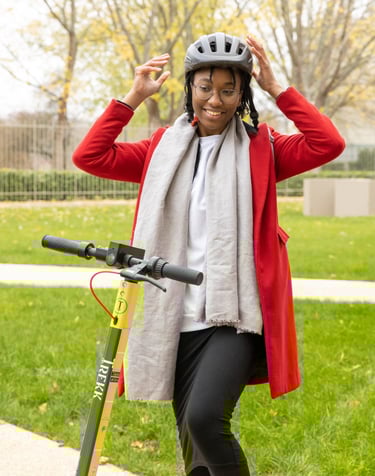 Aways wear a Trekk Scooters Safety Helmet