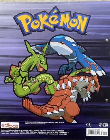 Classeur bleu Lamincards spécial édition back