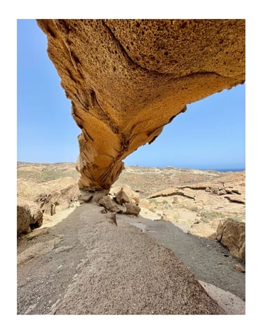 Arco De Tajao Natural rock Formation with the shape of an arch