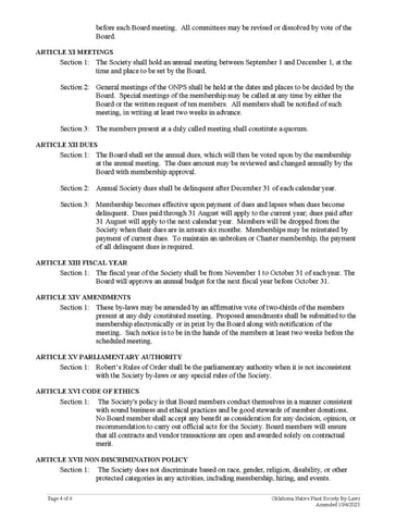 2025 By-Laws, page 4 of 6