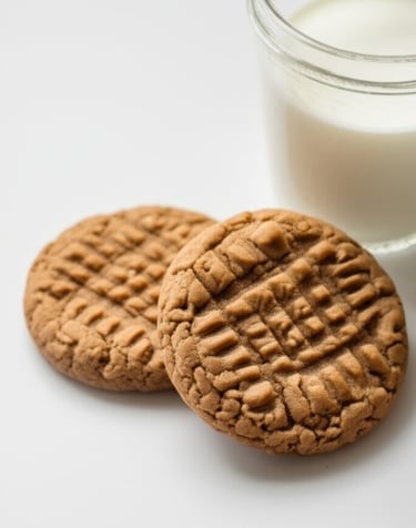 chewy peanut butter oatmeal cookies