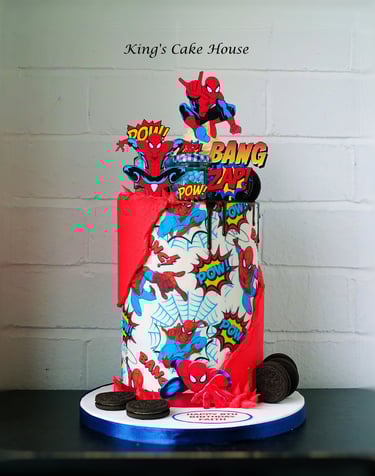 Edible Cake Wrap, superhero cake wrap icing sheet
