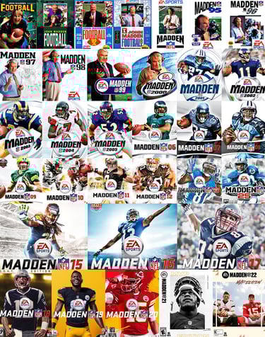 all of the madden games (circa 2023)