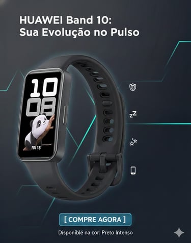 Smartwatch, HUAWEI Band 10, análise do Sono, assistente de Bem-estar Emocional