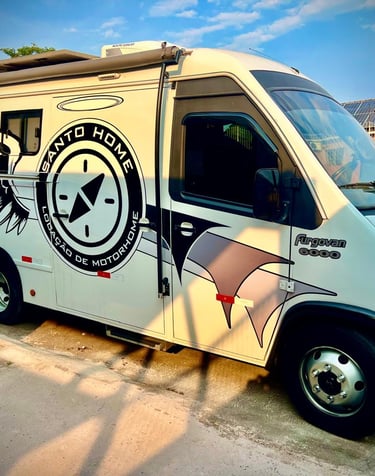 Um motorhome para alugar e se divertir, sem destino certo.