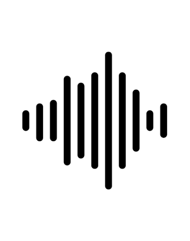 Soundwave icon for high acoustic performance