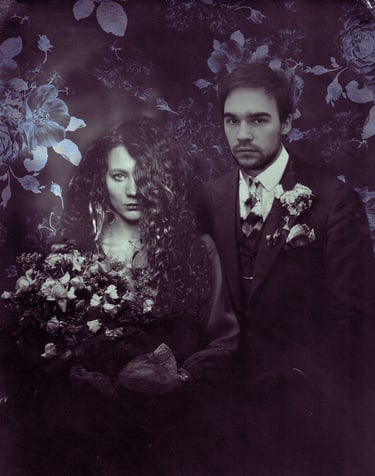 monidło w klimacie rodziny adamsów