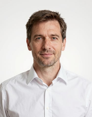 man crossing both arms