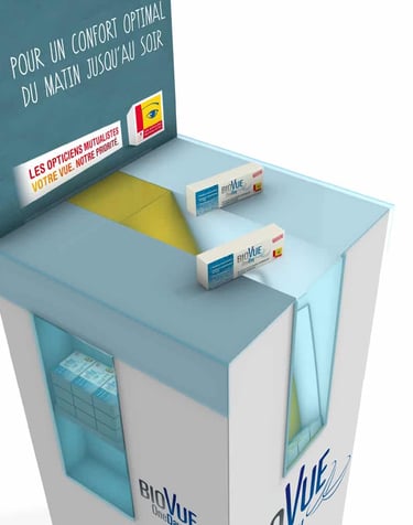 Modélisation d'un meuble rangement destiné au Opticien