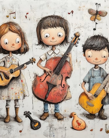 Libros de iniciación musical para niños pequeños en 4 y 6 años