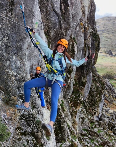 Vía ferrata de Loja guiada por Guadalterra Aventura