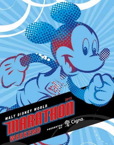 2015 runDisney Walt Disney World Marathon Logo 