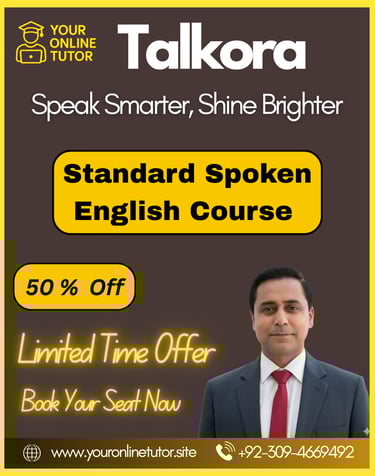 High-Quality Online Spoken English Classes in Lahore