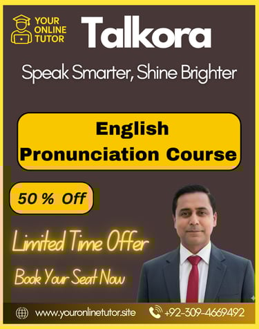 Professional English Pronunciation Course in Lahore, Pakistan