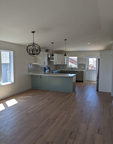 dinning room and kitchen