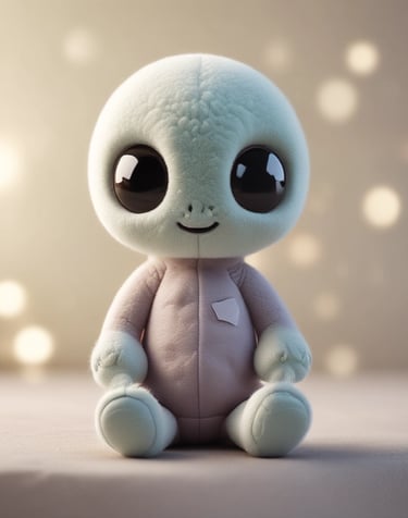 Close-up of a trendy space-themed keychain with a tiny planet charm