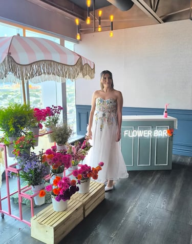 flower bar  monterrey diseño floral Amor de Flores