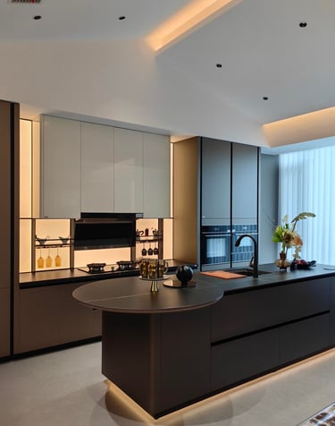 kitchen for Villas, apartments, premium residential interiors