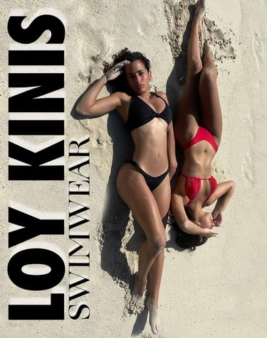 Loy Kinis best model in bikinis
