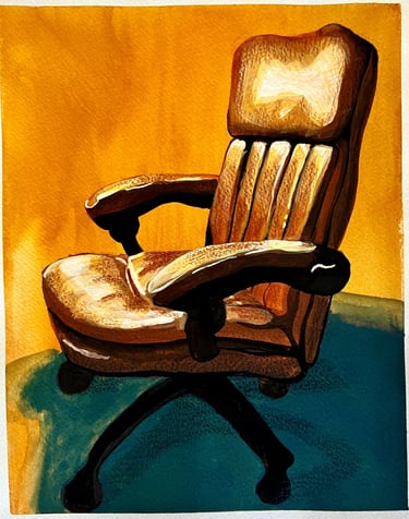 Gouache and Colouring Pencils, A4