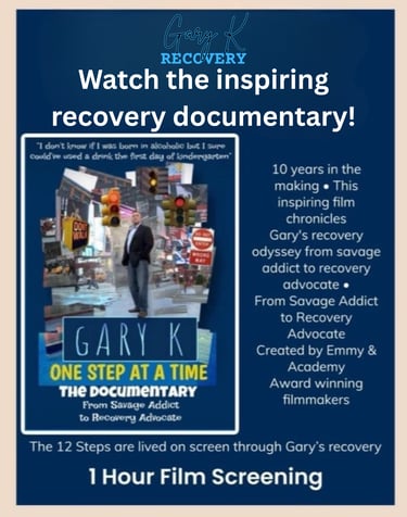 gary k one step at a time documentary flyer