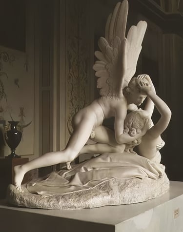 Figure B： Psyché et Amor d’Antonio Canova, 1796