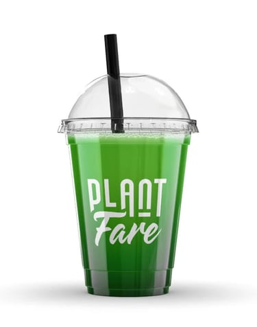 Vibrant and organic brand identity for Plant Flare Nutrition, promoting health and wellness..