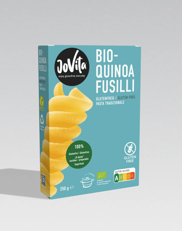 Fresh and vibrant branding design for Jovita food products, highlighting quality and flavor.