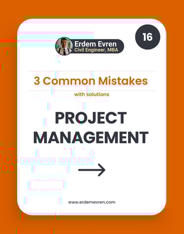 Construction Project Risk Management Mistakes to Avoid