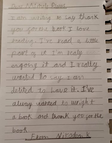 Handwritten letter from Nikodem K