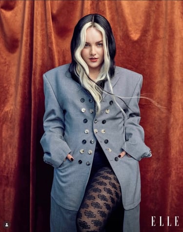 Ewa Farna wears ALEXANDER BEL SS26 for Elle Czech, December issue, 2025