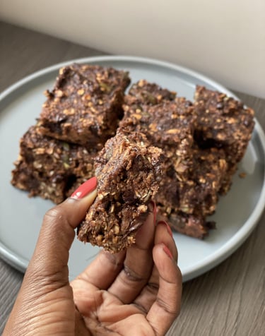 Brownies Énergétiques Maison au Chocolat et Graines - Waidami Moovement -Nutritionniste Dakar