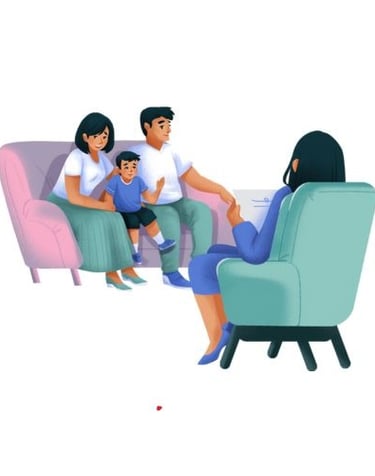 ilustración asesoramiento familiar