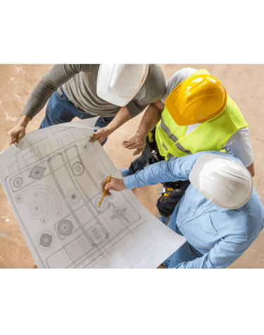 Gestión de proyectos industriales y fabricación.