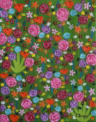 Cuadro Explosión Floral