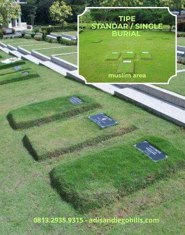 san diego hills karawang tipe makam standar single burial ekonomis tetapi di tempat eksklusif area