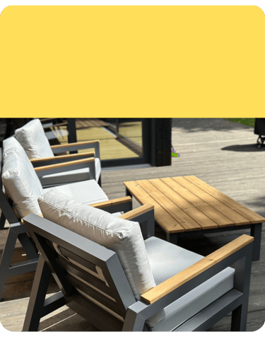 Aliuminiai lauko baldai